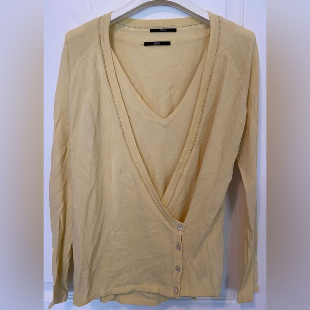 Hugo Boss Cardigan & Tank Top Set